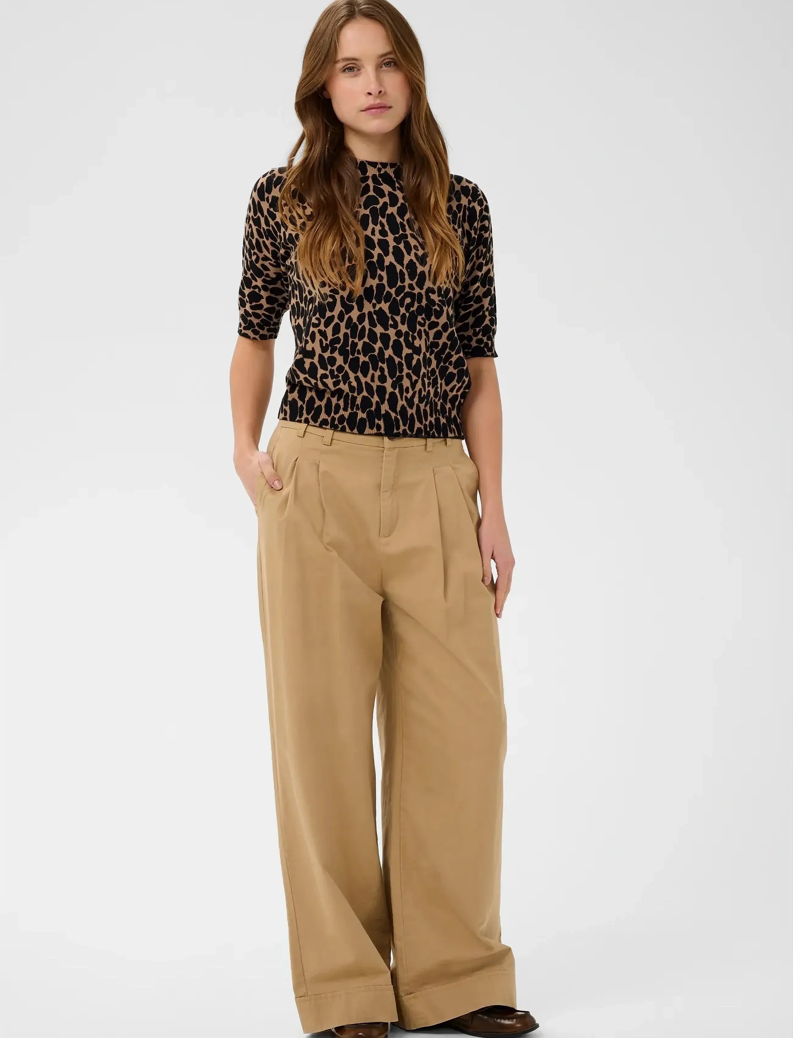 Saint Tropez PalomaSZ Pullover Tigers Eye Spotty Leopard