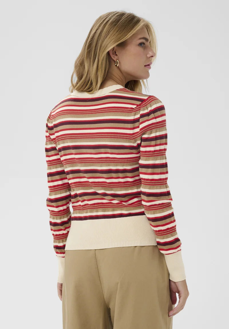 Saint Tropez PhilliaSZ Cardigan Valiant Poppy Multi Stripe