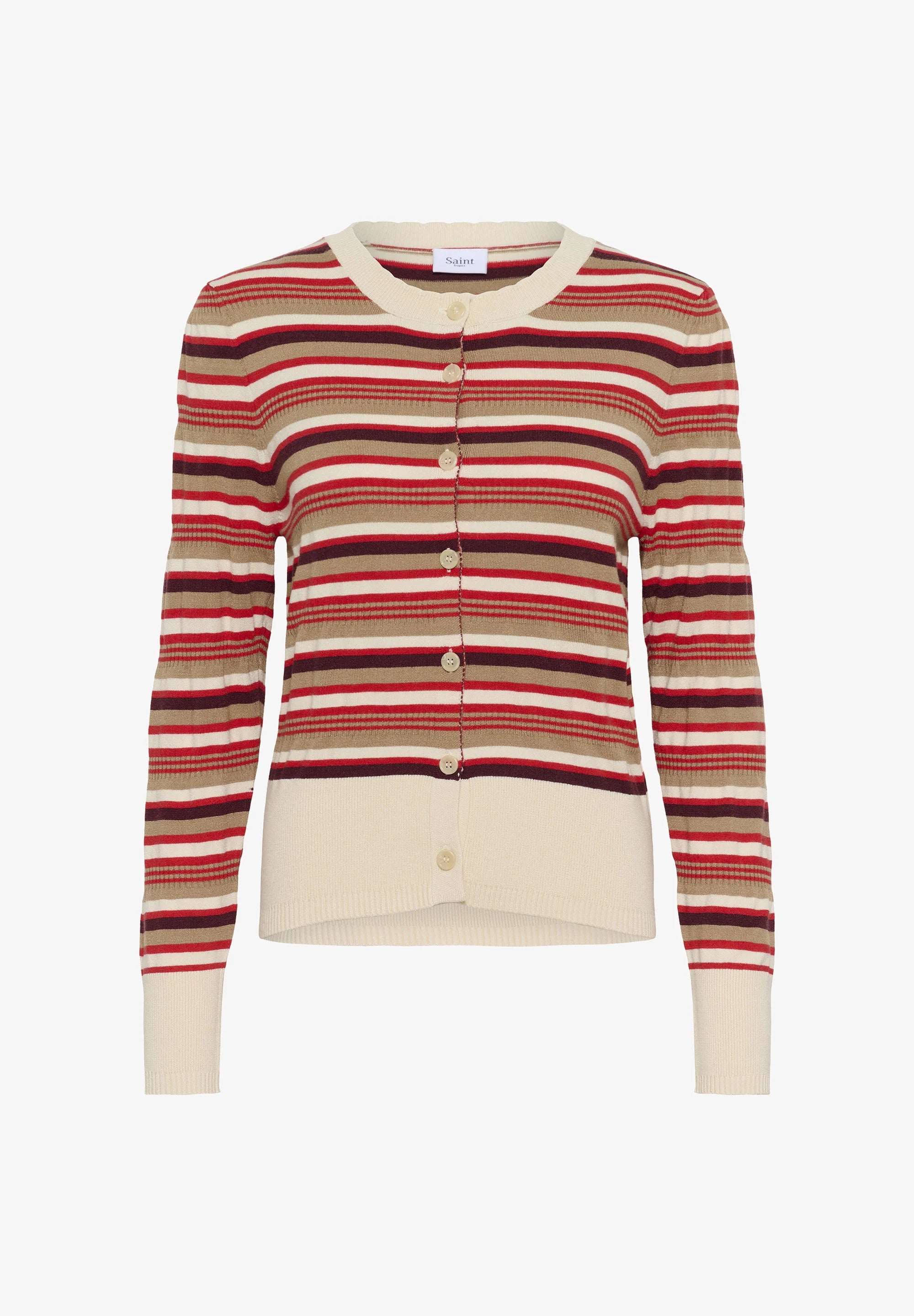 Saint Tropez PhilliaSZ Cardigan Valiant Poppy Multi Stripe