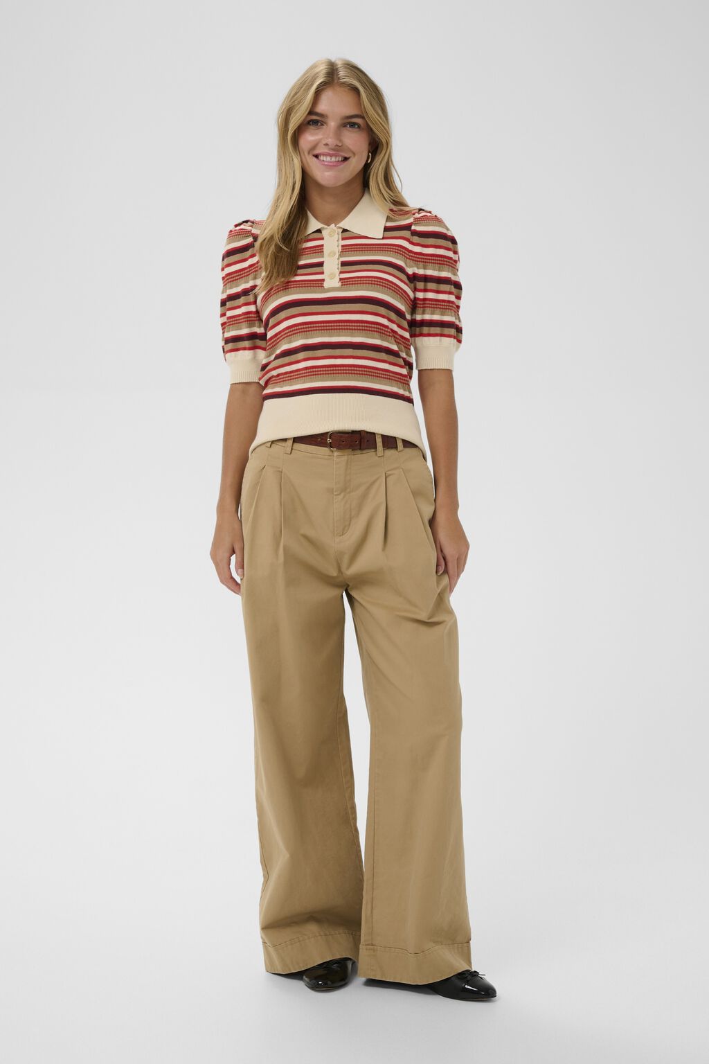 Saint Tropez PhilliaSZ Pullover Valiant Poppy Multi Stripe
