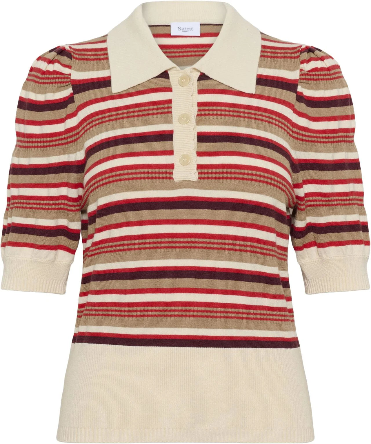 Saint Tropez PhilliaSZ Pullover Valiant Poppy Multi Stripe