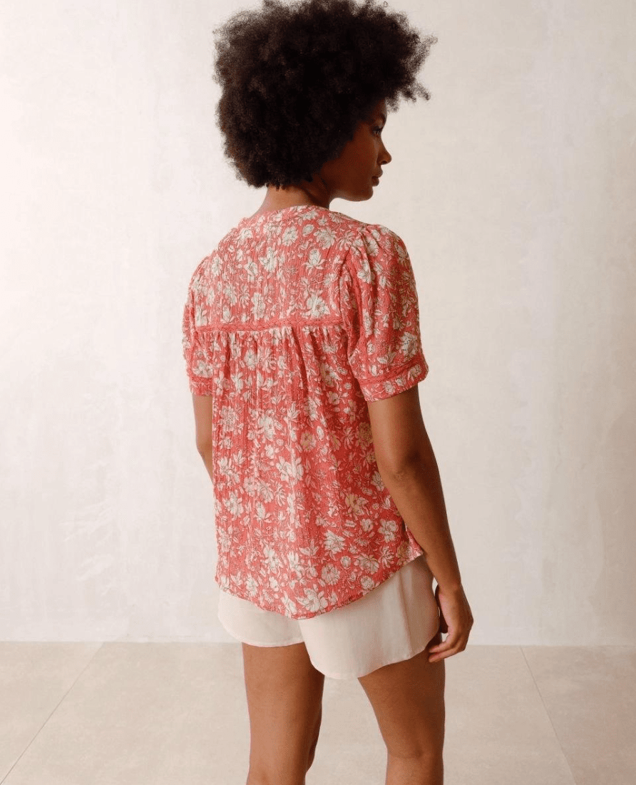 Indi & Cold Cotton Blouse Rosa Acido #MI197