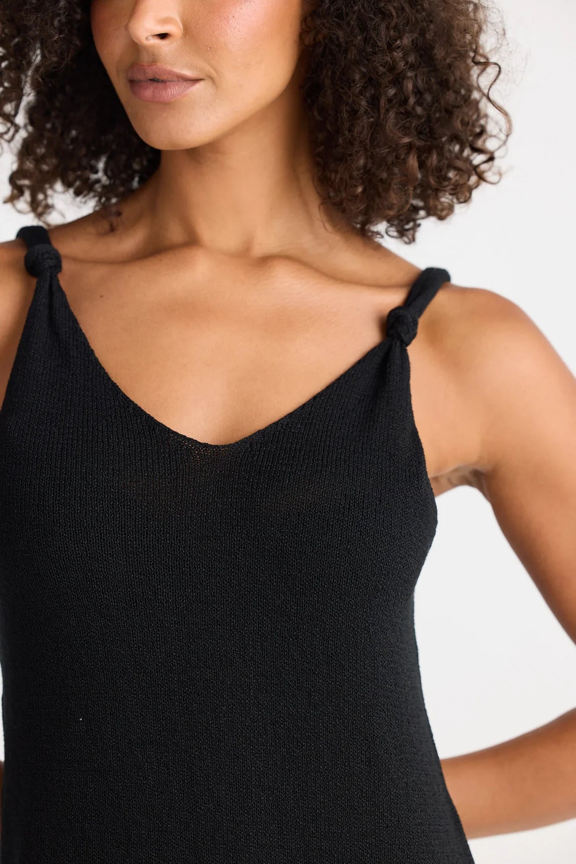 Shanty Dolcetto Knit Dress Black