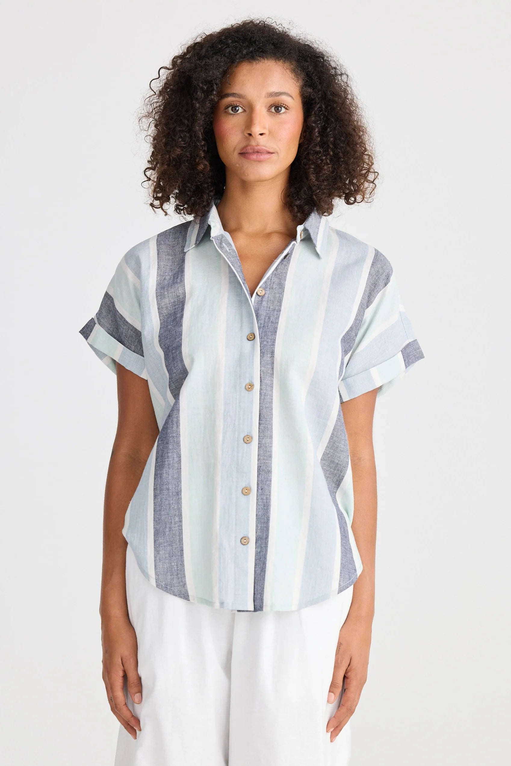 Shanty Dune Shirt Tulip Stripe