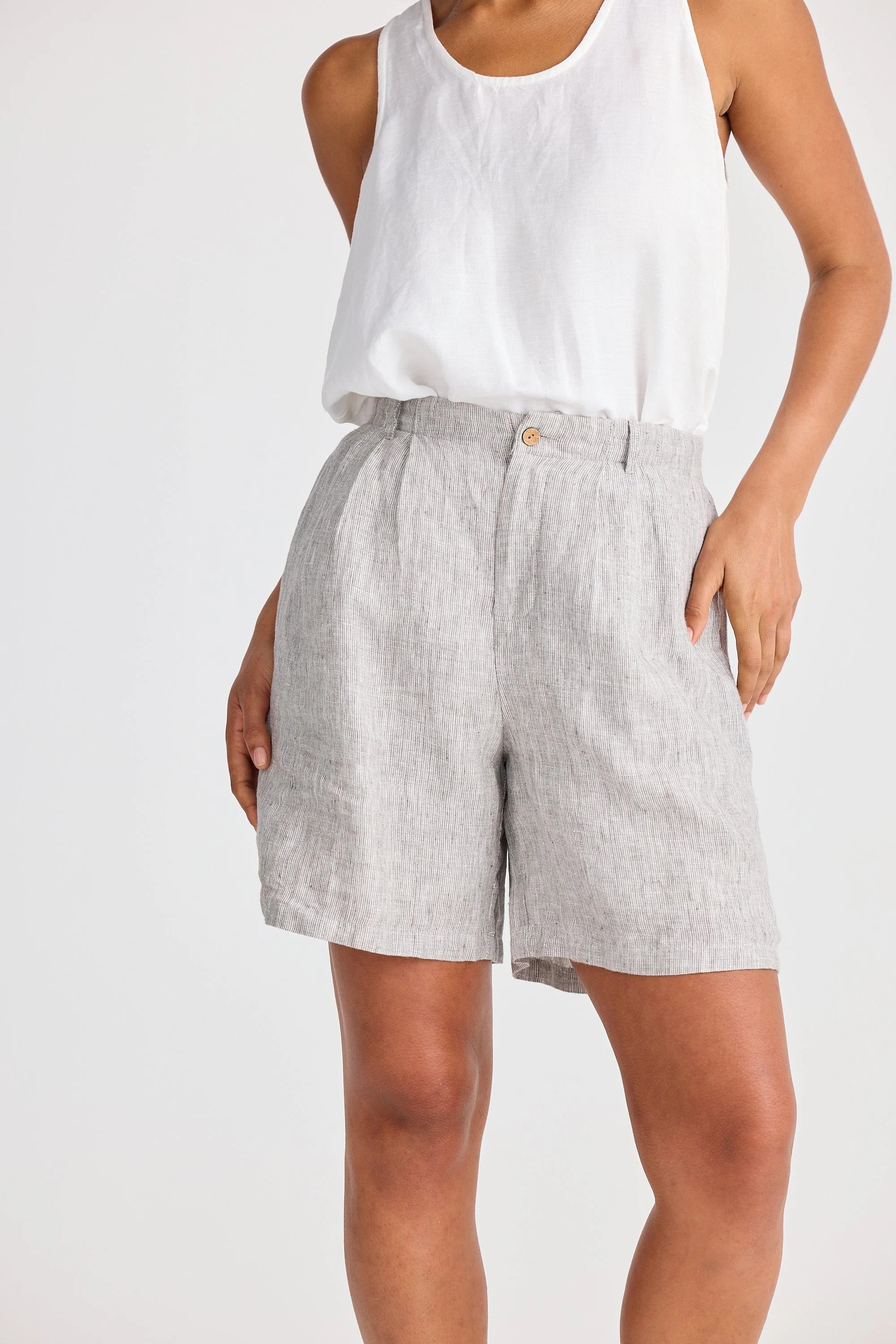 Shanty Mandalay Short Charcoal Fleck