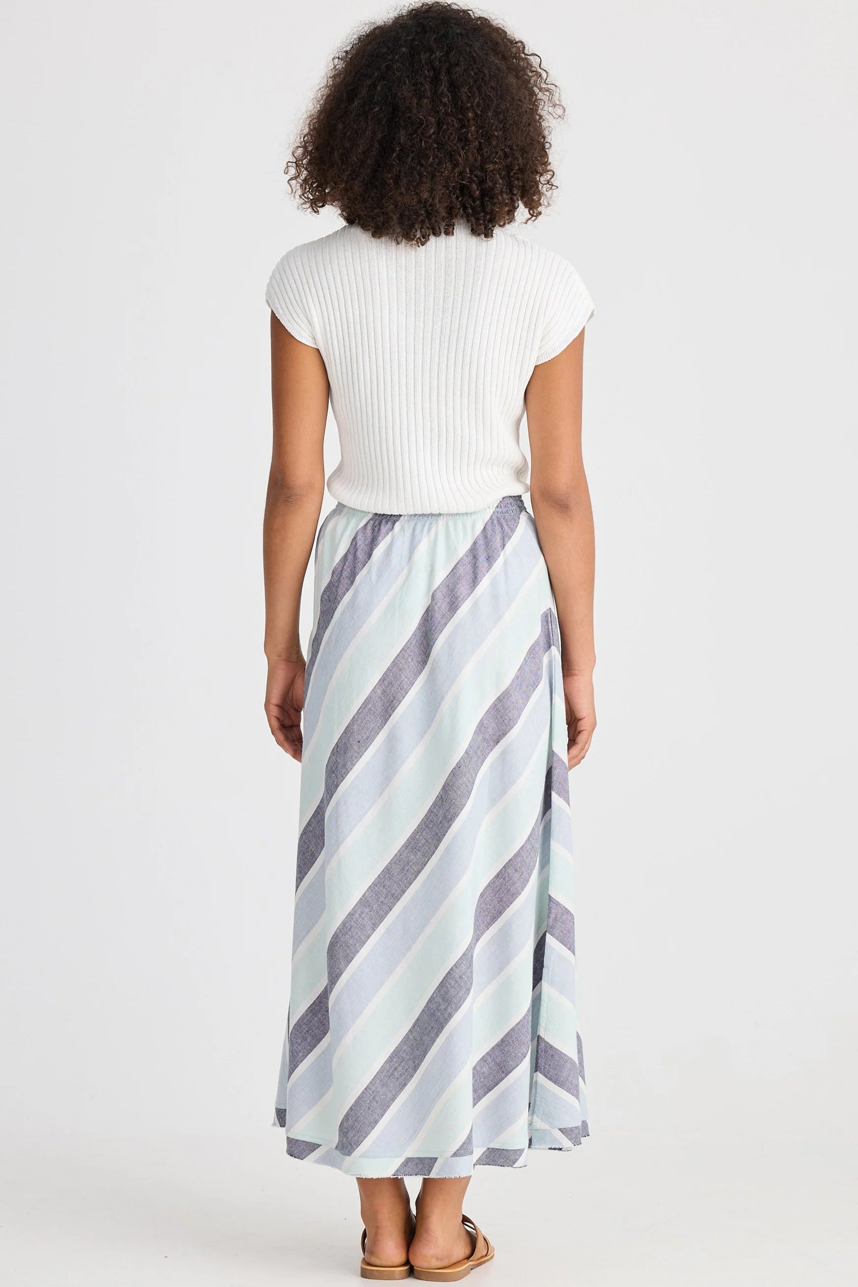 Shanty Sicily Skirt Tulip Stripe