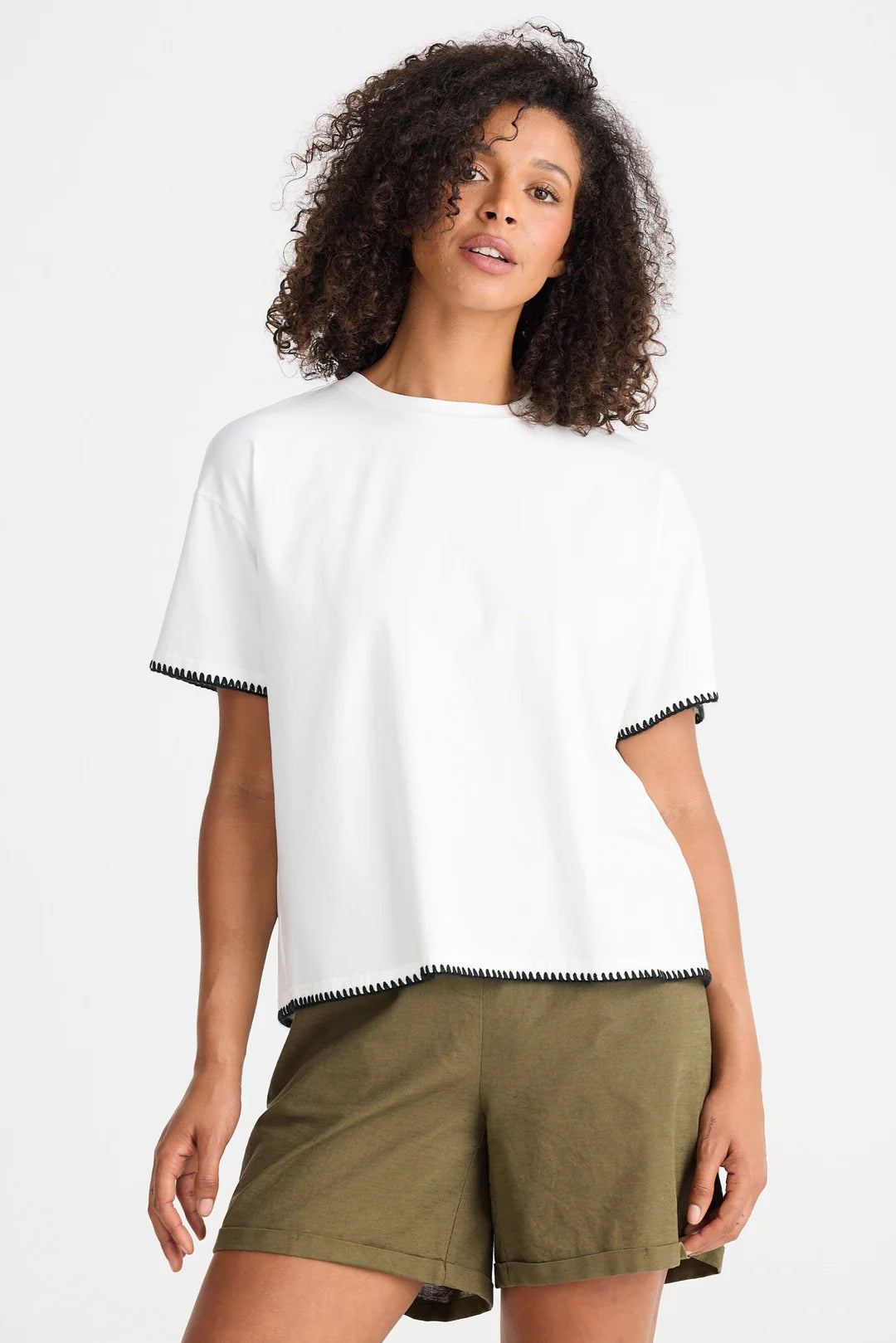 Shanty Sicily Tee White