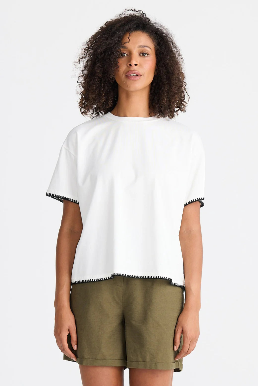 Shanty Sicily Tee White