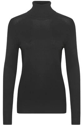 Saint Tropez Mila Rollneck Knit Black