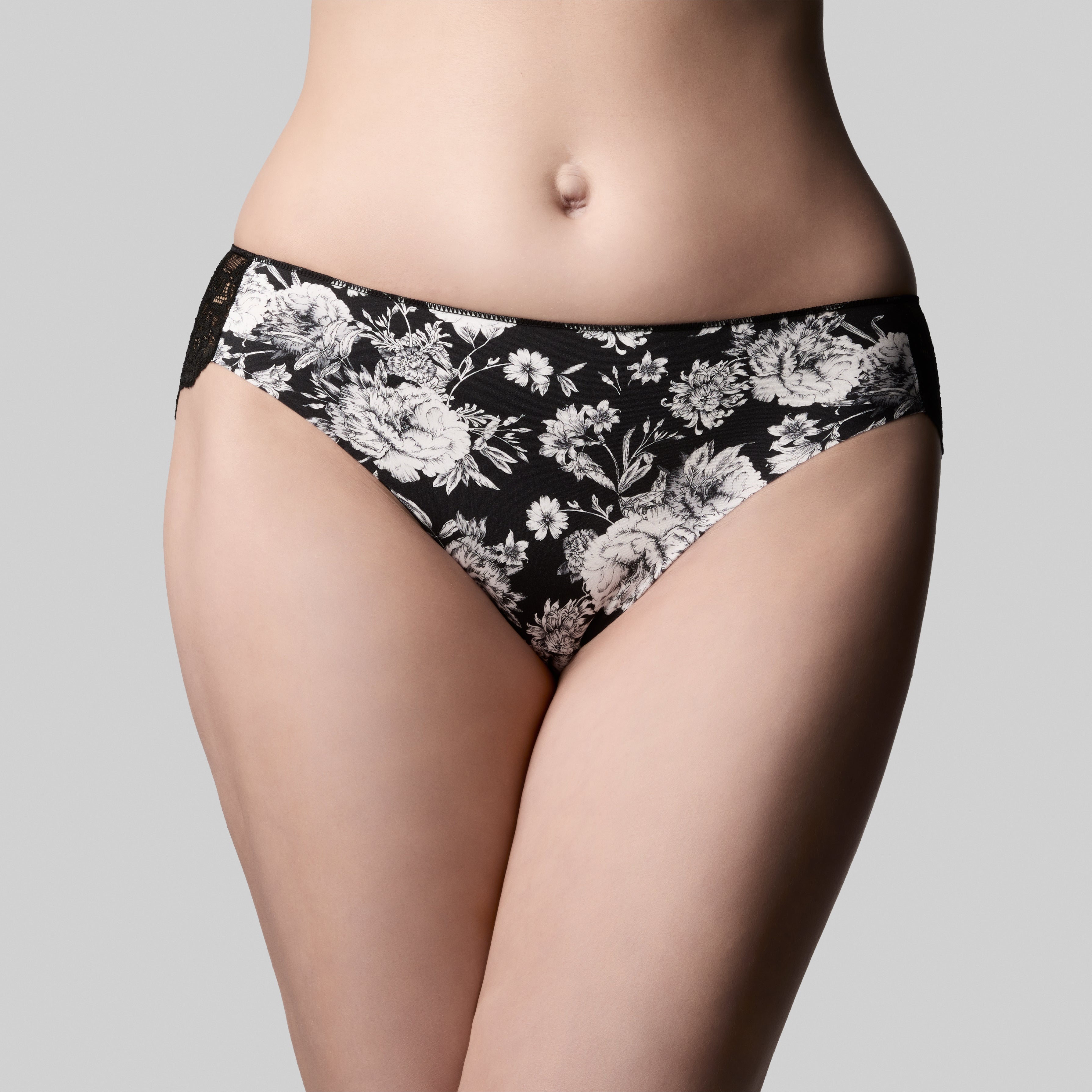 The Knicker Precision & Lace Bikini Brief