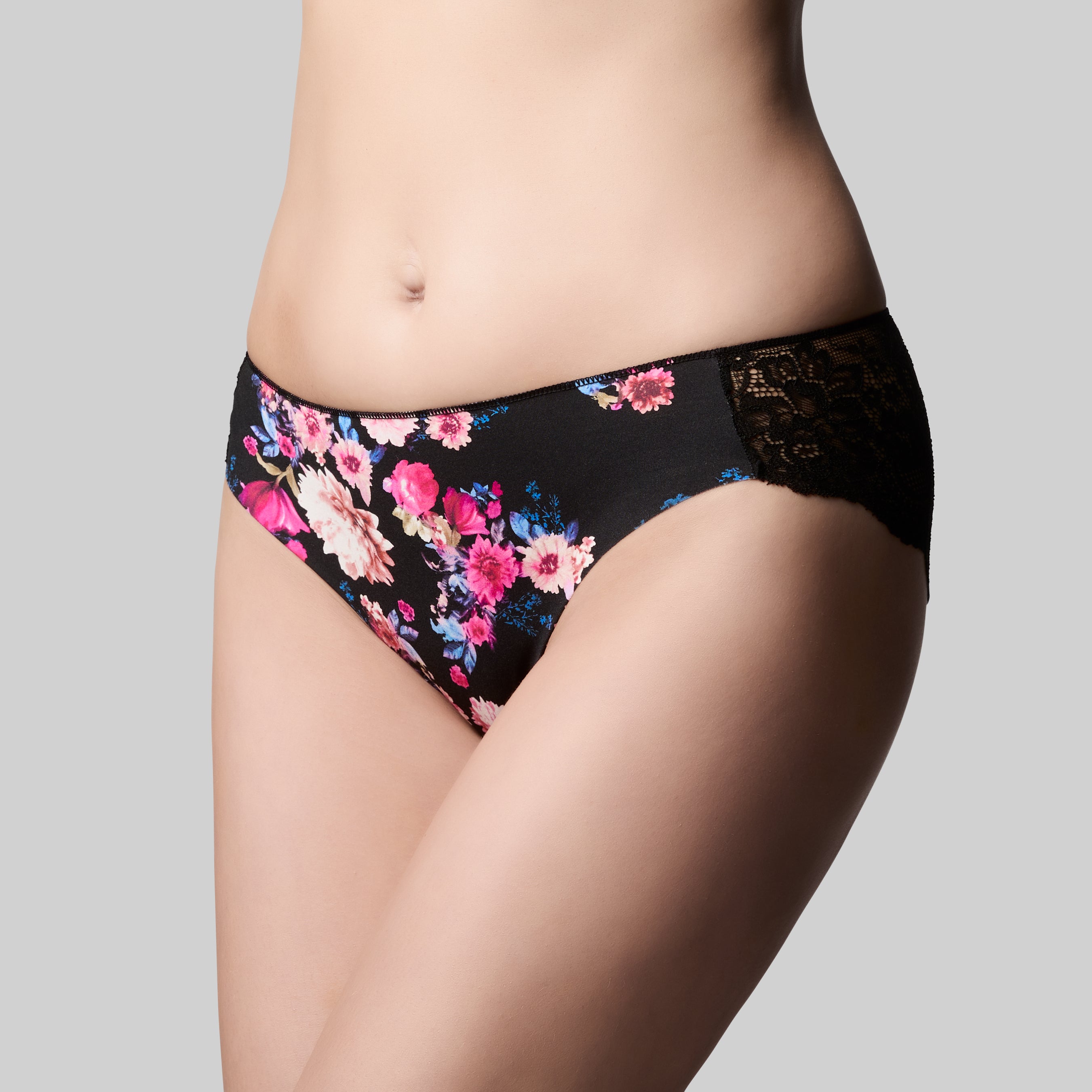 The Knicker Precision & Lace Bikini Brief