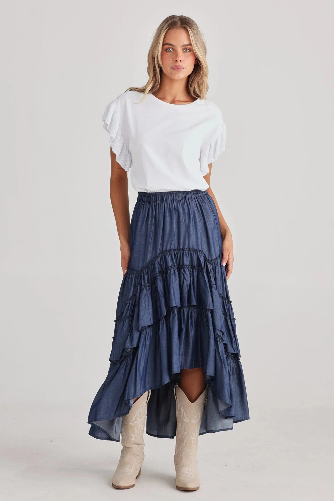 Talisman Sassy Skirt Denim