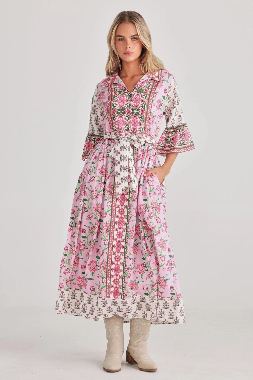 Talisman Jardin Dress Strawberry Fields