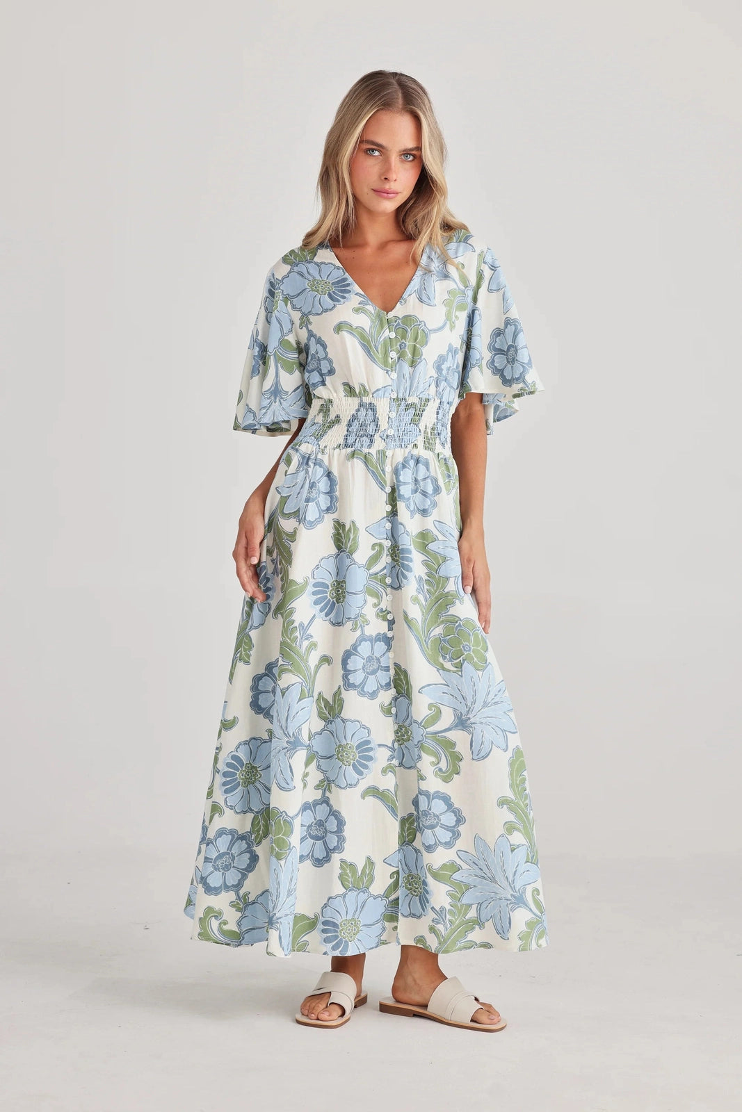 Talisman Harlow Dress Ibiza Print