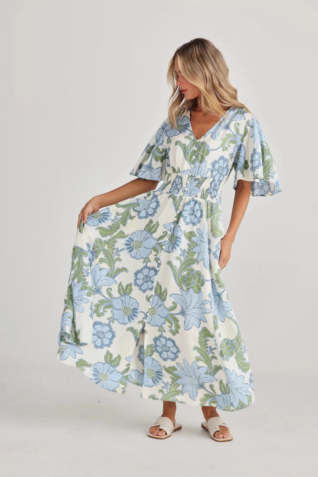 Talisman Harlow Dress Ibiza Print