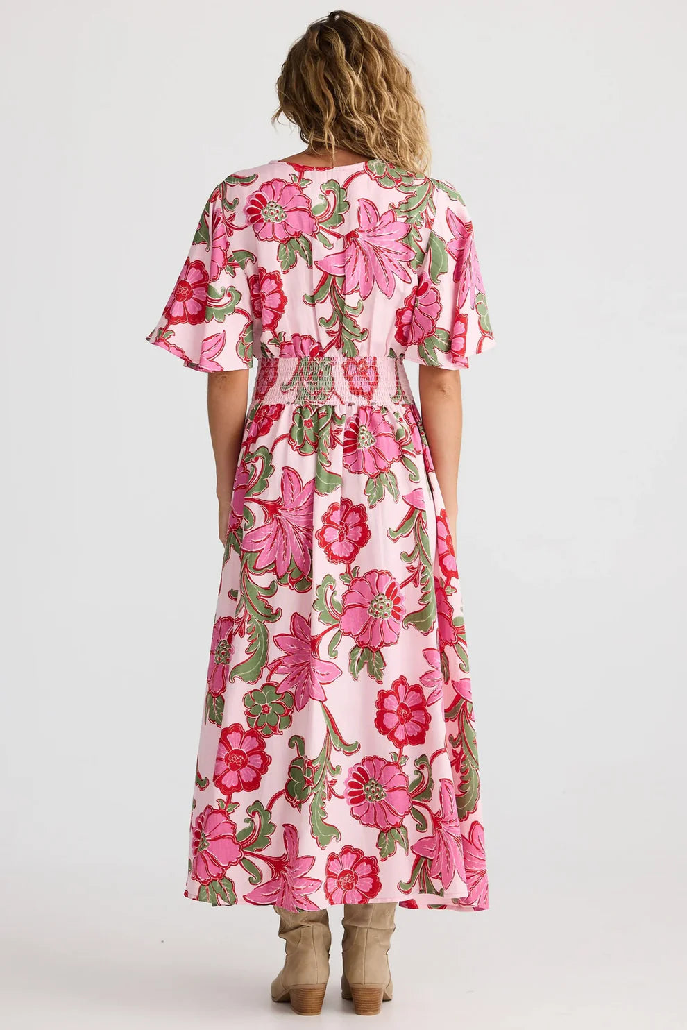 Talisman Harlow Dress Pink Ibiza