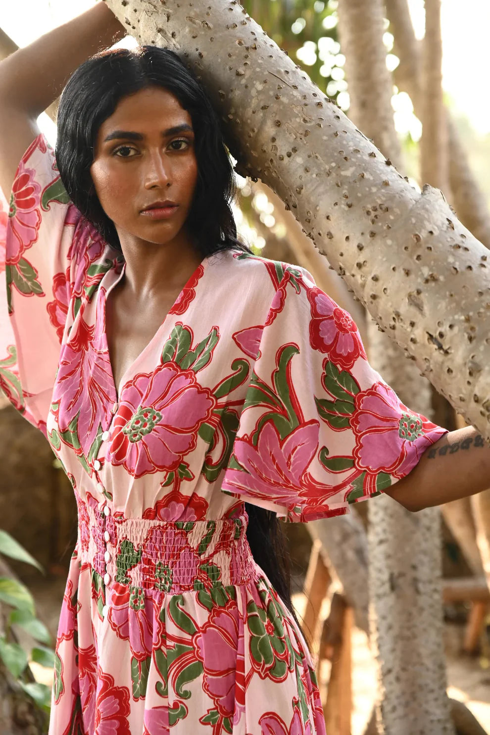 Talisman Harlow Dress Pink Ibiza