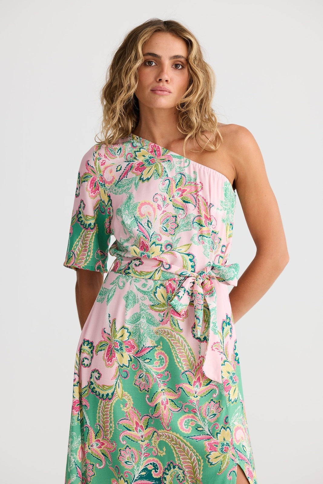 Talisman Cantina Asymmetrical Dress Paisley Dream
