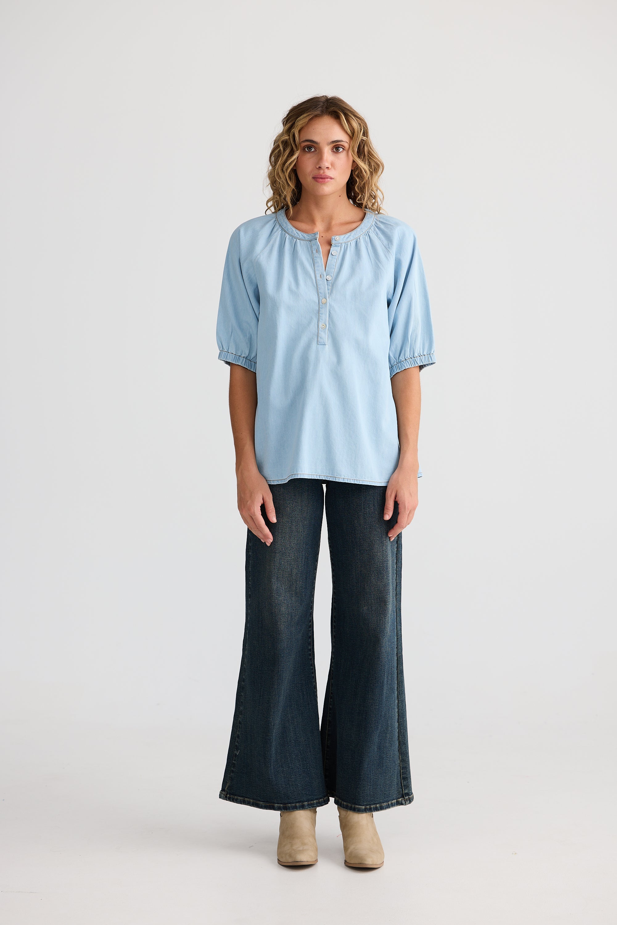 Talisman Rodeo Top Light Denim