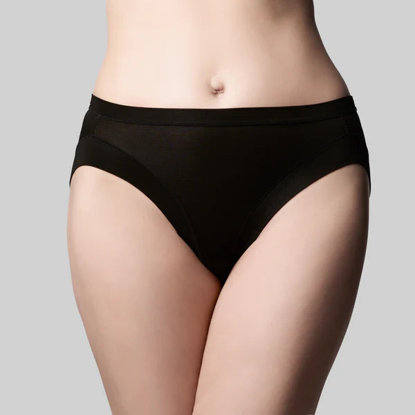 The Knicker Classic Bamboo Hi Cut Brief