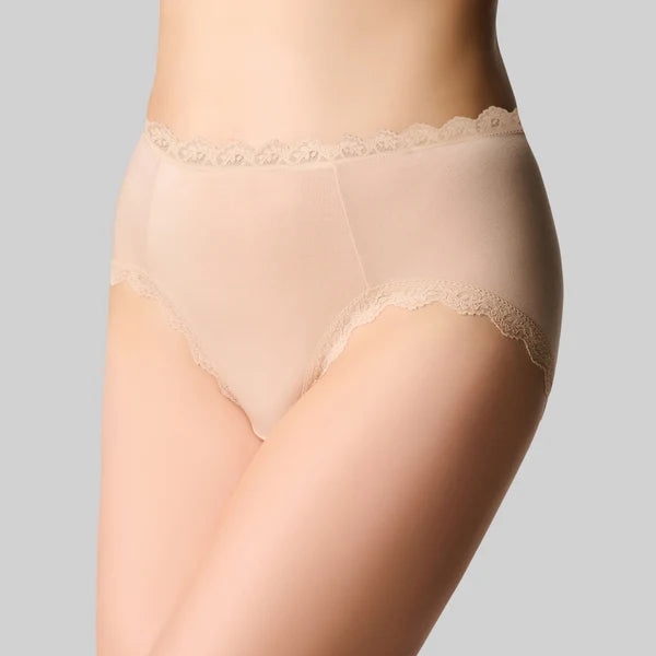 The Knicker Bamboo Lights Hi Cut Brief