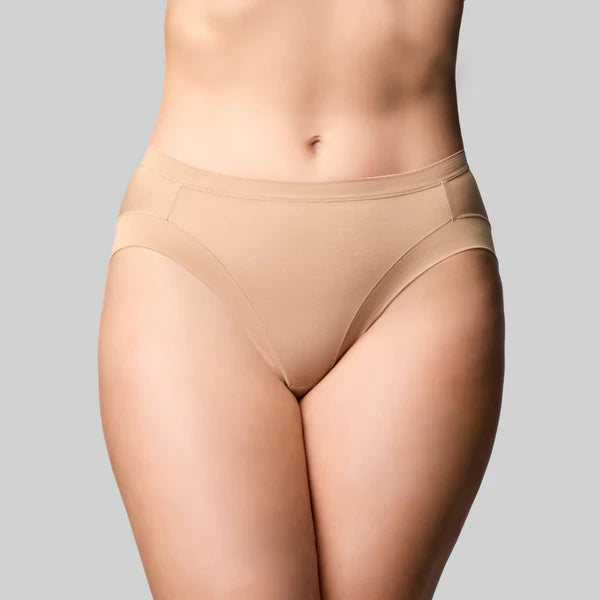 The Knicker Classic Bamboo Hi Cut Brief