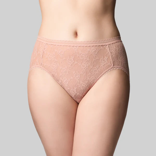 The Knicker Lacies Hi Cut Brief