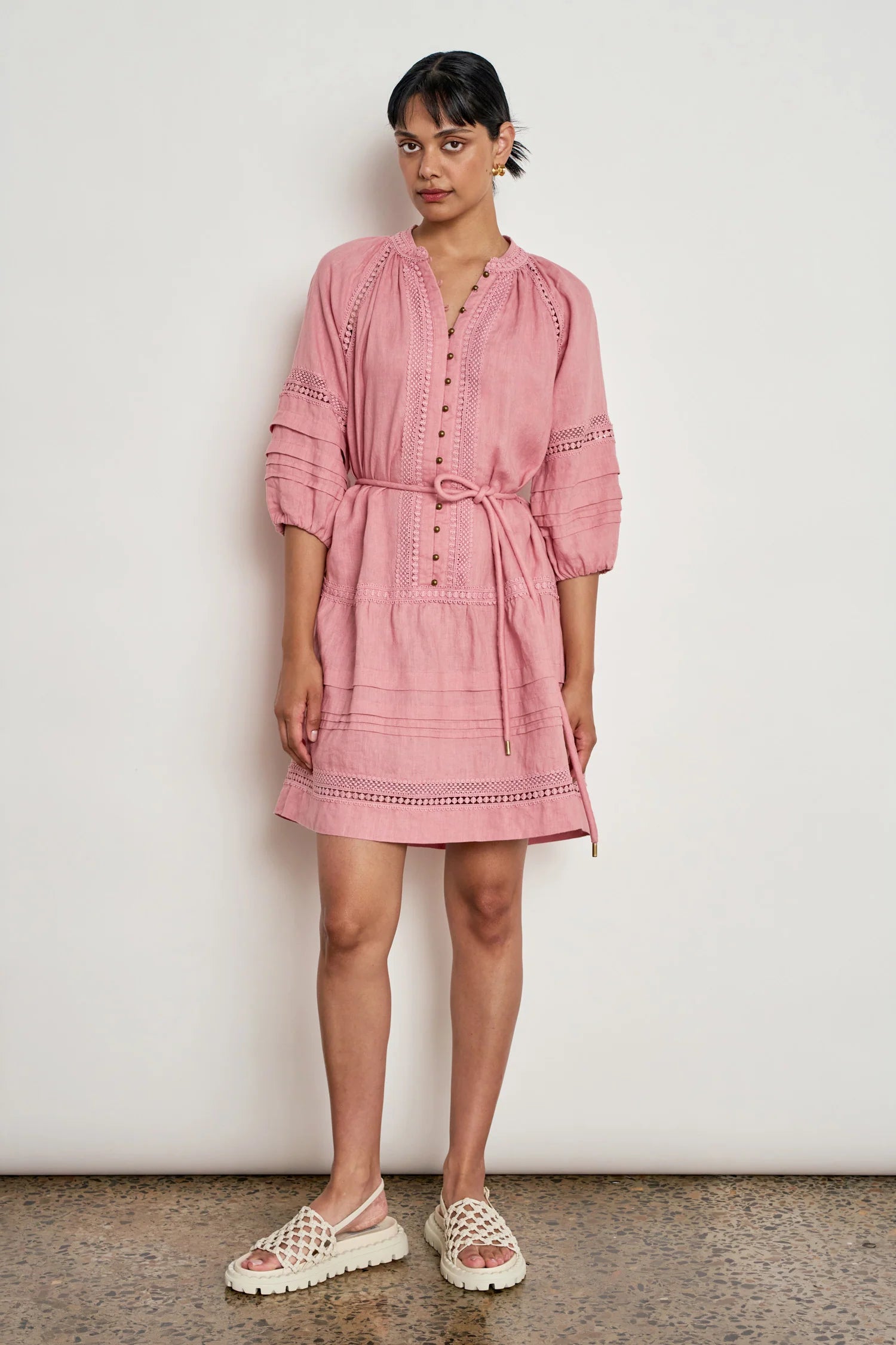 Zoe Kratzmann Jostle Dress Pink Clay