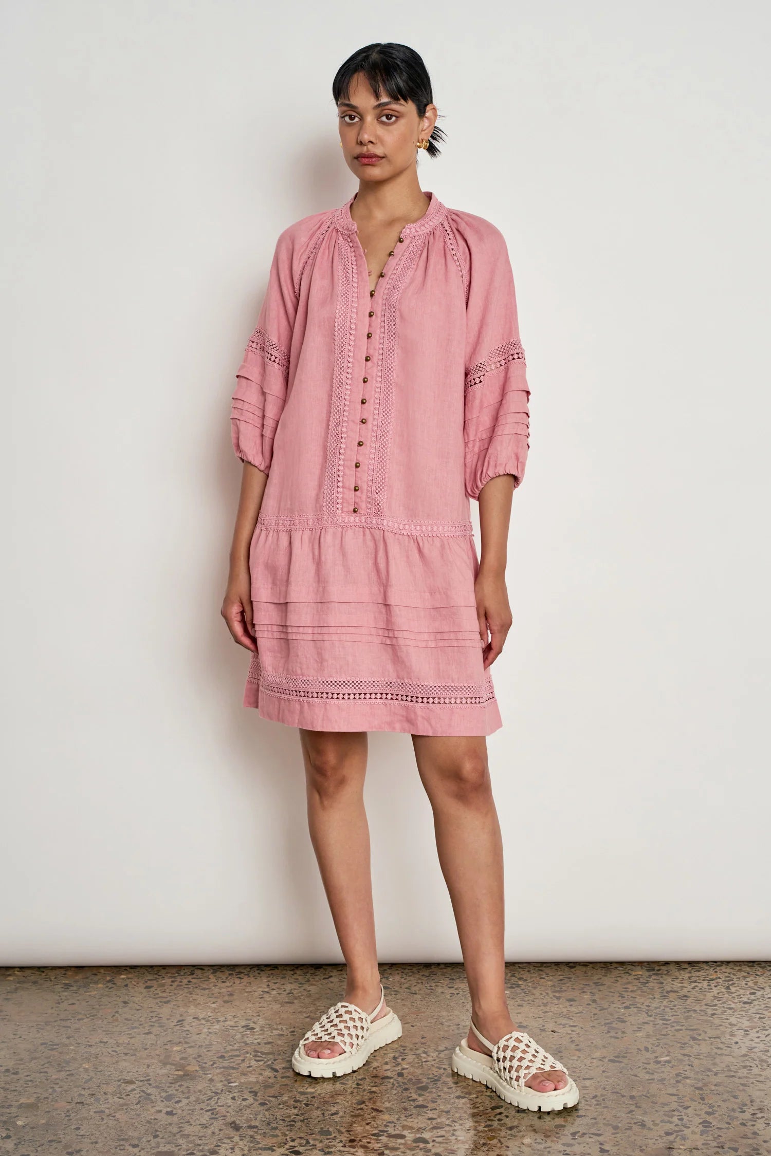 Zoe Kratzmann Jostle Dress Pink Clay