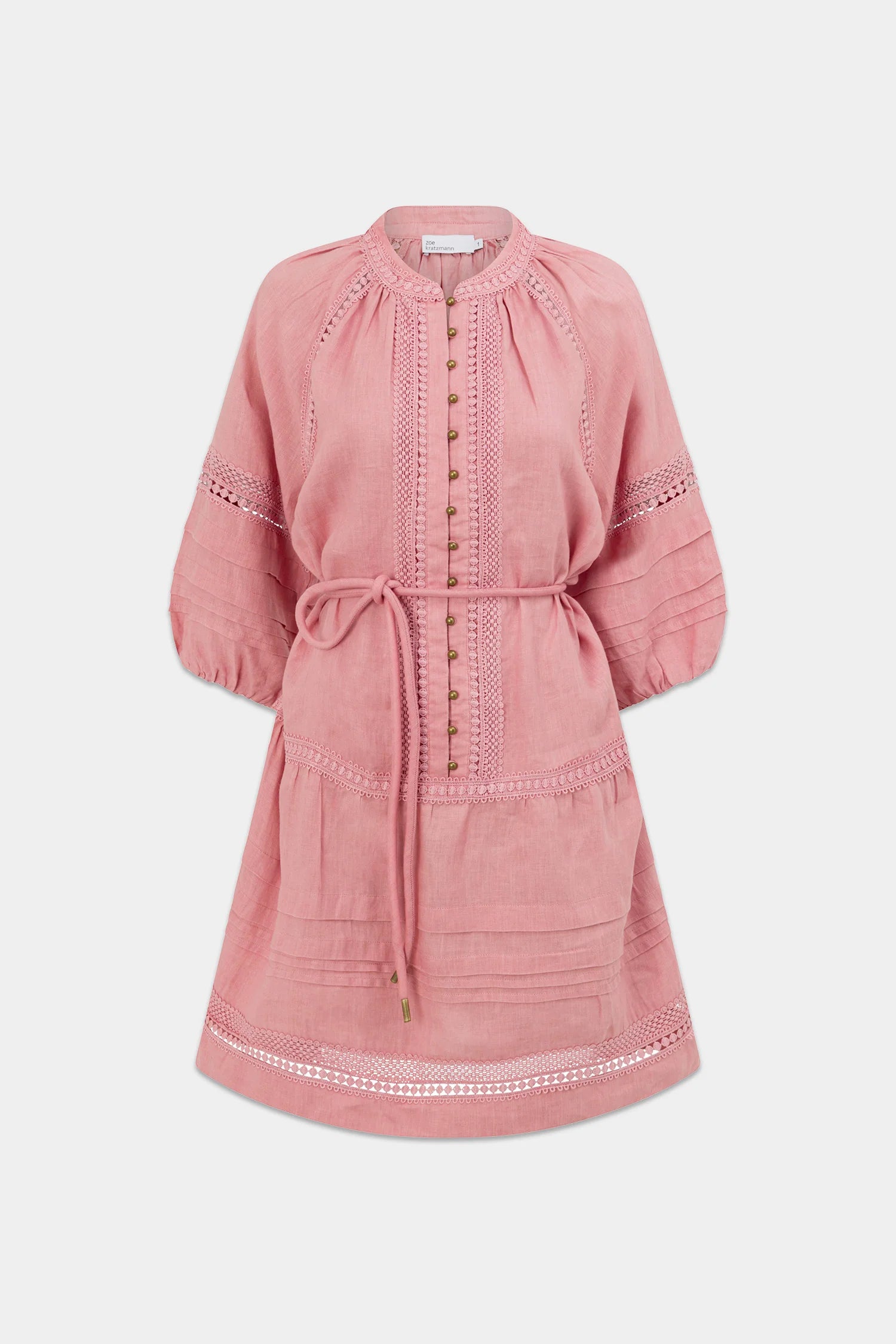 Zoe Kratzmann Jostle Dress Pink Clay
