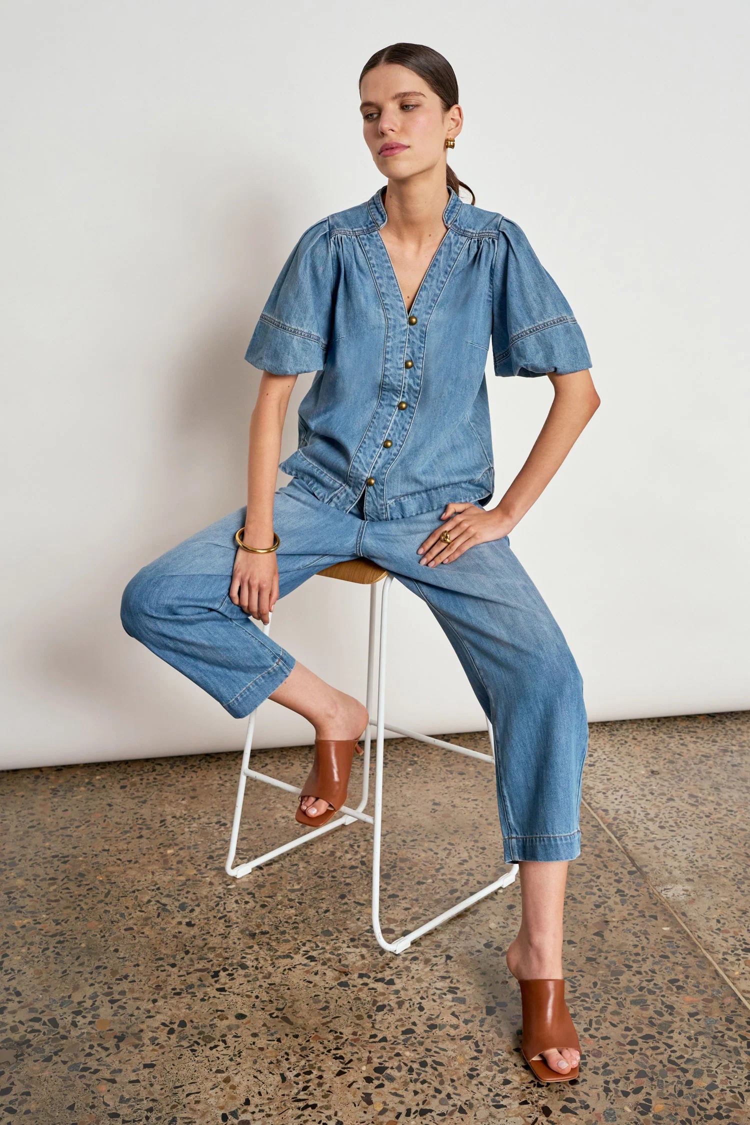 Zoe Kratzmann Ascend Pant Mid-Wash Denim