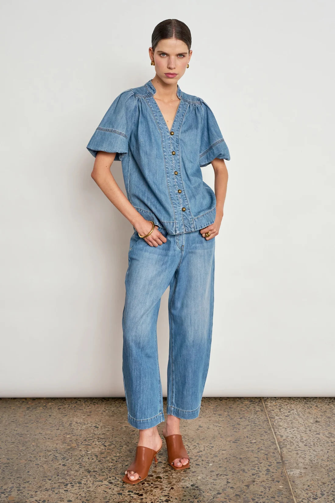 Zoe Kratzmann Ascend Pant Mid-Wash Denim