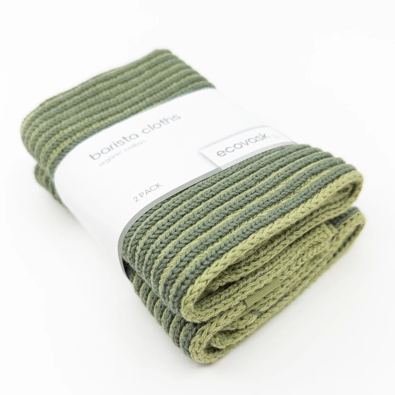 Ecovask Barista Cloths 2 pk Avocado