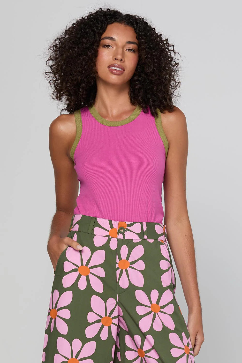 Boom Shankar Bellissimo Tank Raspberry
