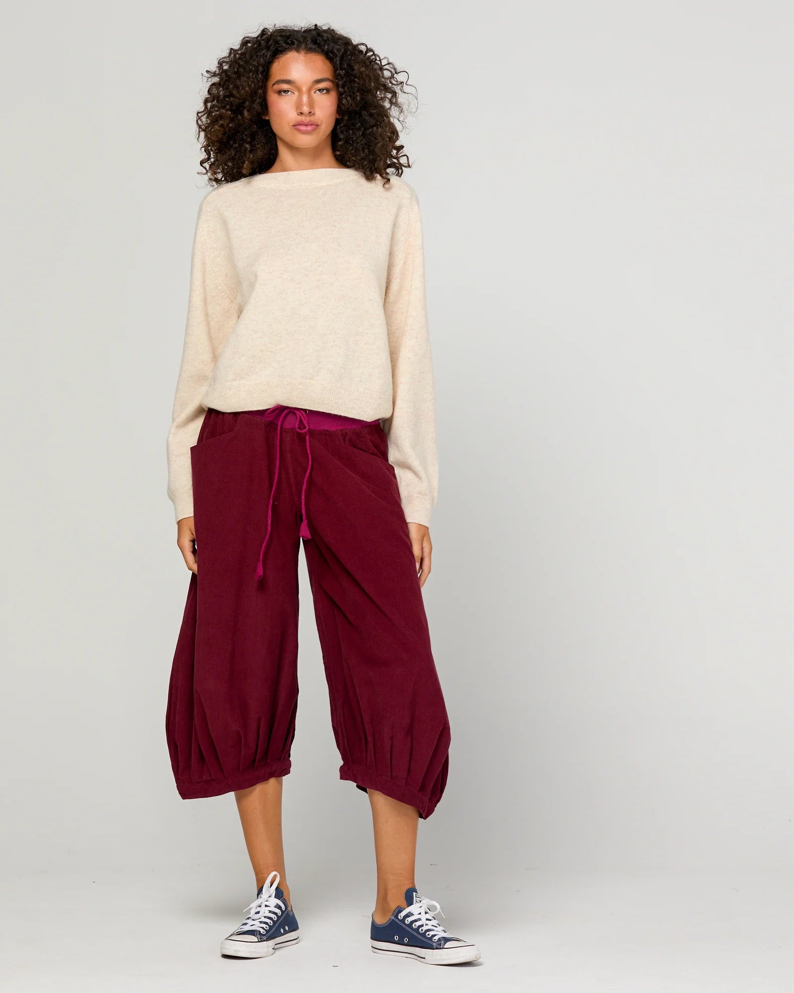Boom Shankar Cord Guru Pant Merlot