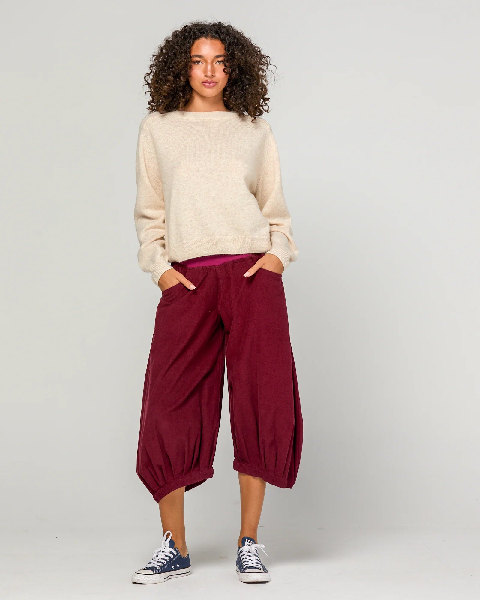 Boom Shankar Cord Guru Pant Merlot