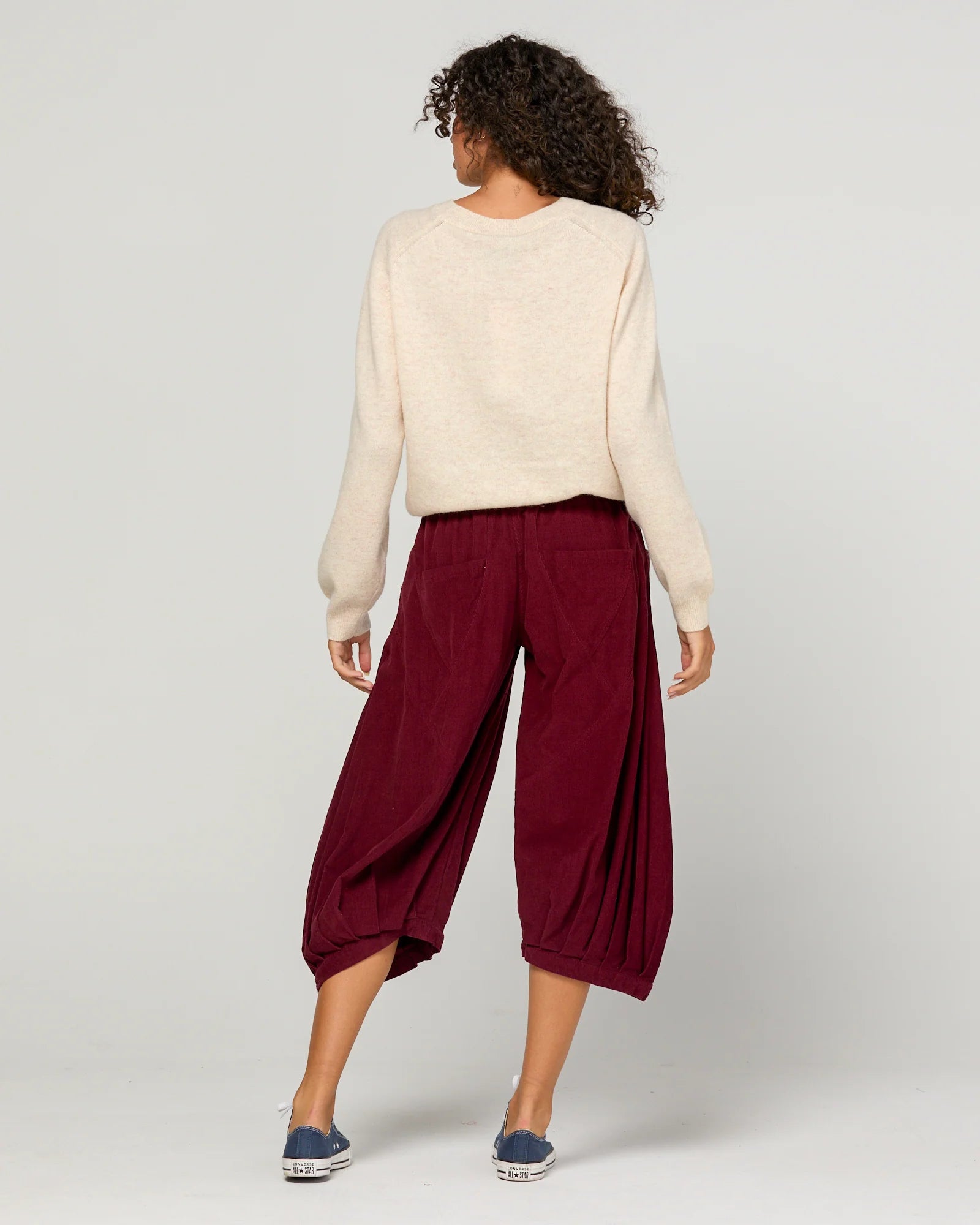 Boom Shankar Cord Guru Pant Merlot