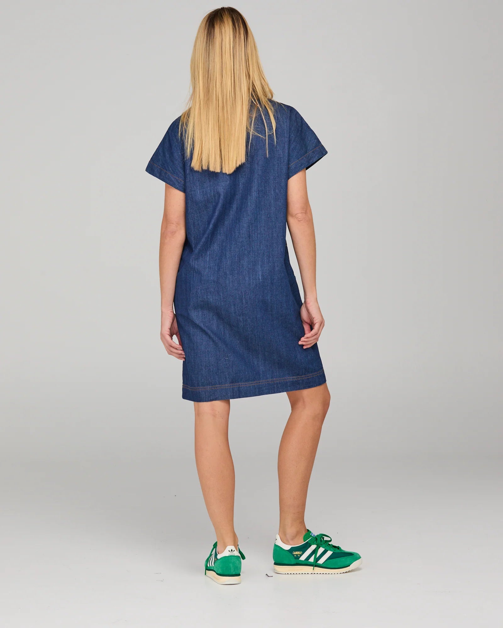 Boom Shankar Fumiko Mini Dress Dark Denim