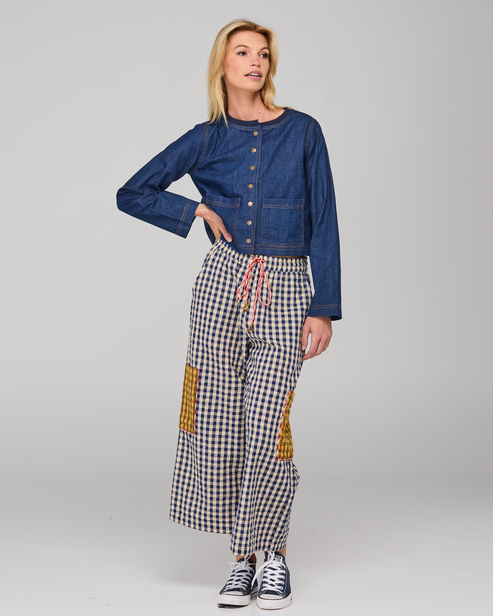 Boom Shankar Fumiko Jacket Dark Denim