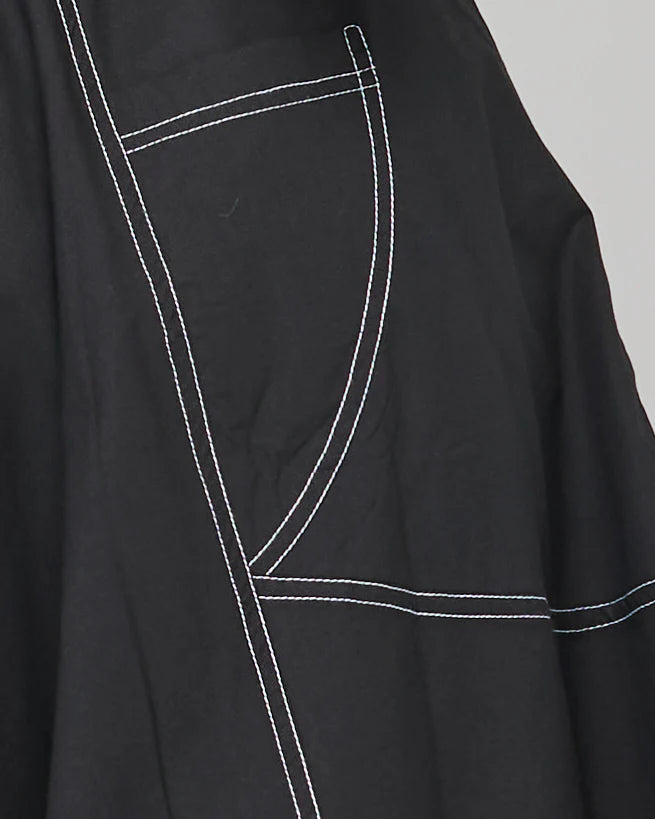 Boom Shankar Guru Pant Black White Stitching