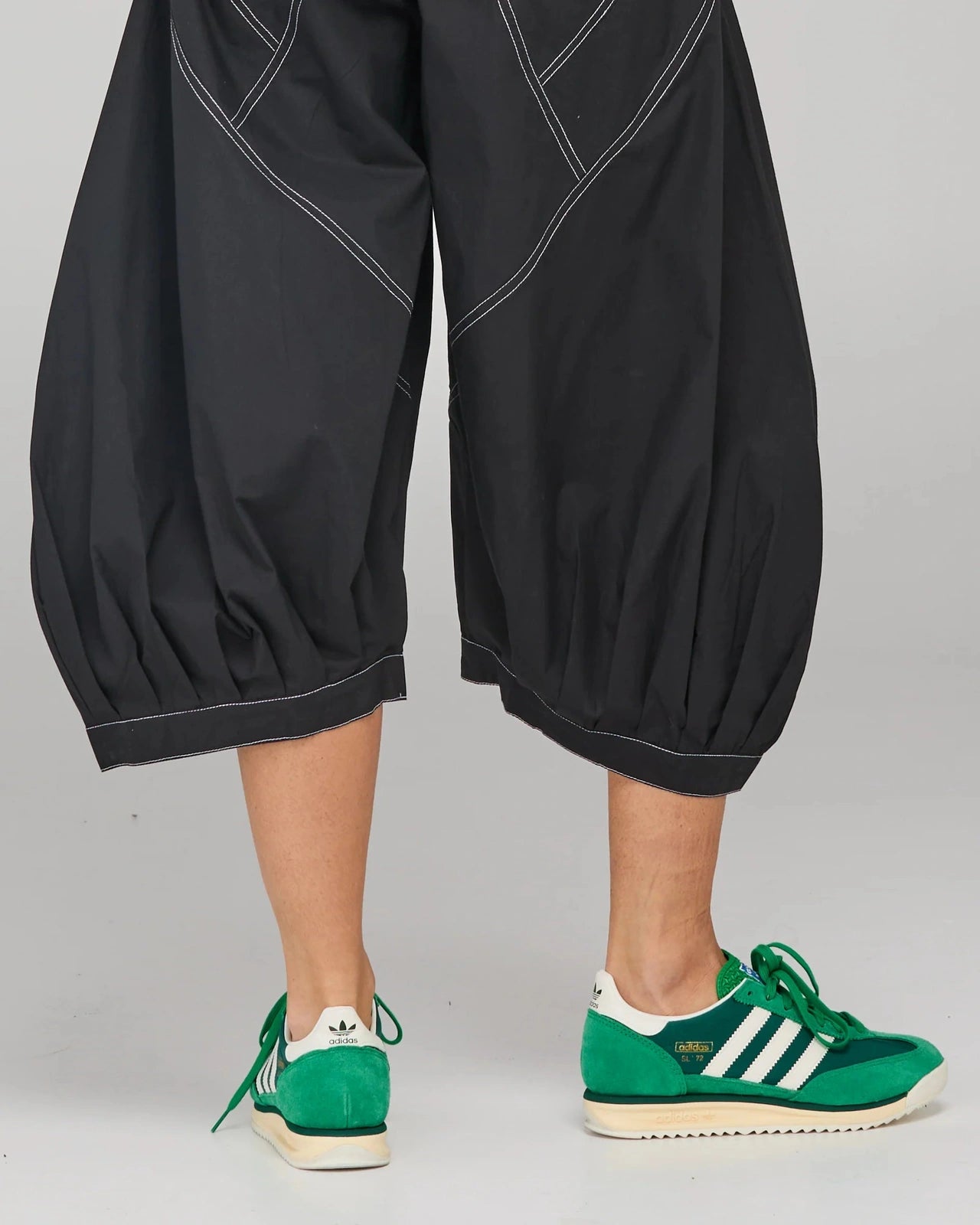 Boom Shankar Guru Pant Black White Stitching