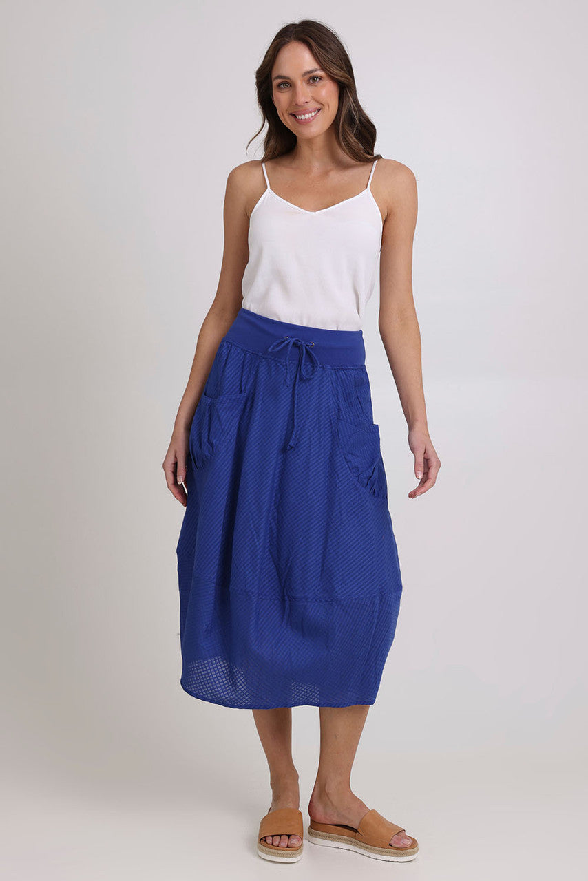 Boom Shankar Guru Skirt Blu