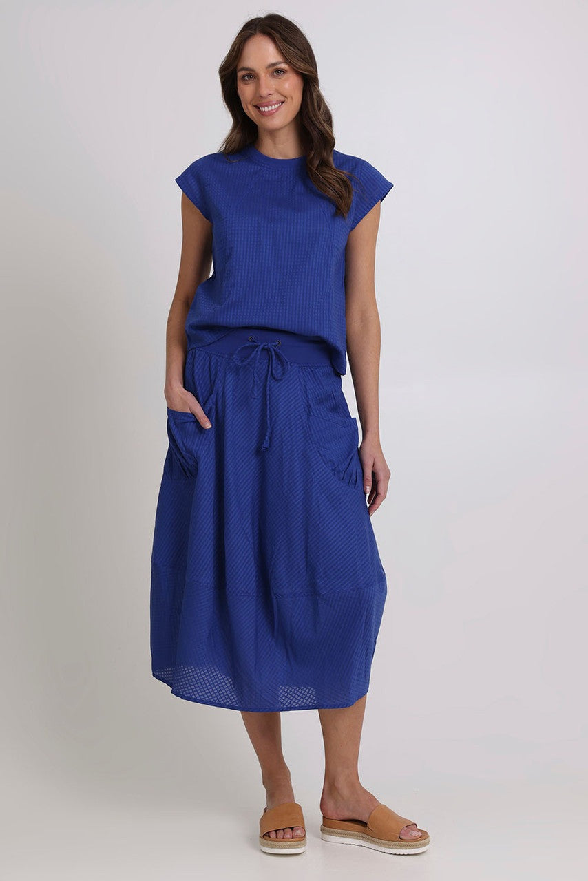 Boom Shankar Guru Skirt Blu