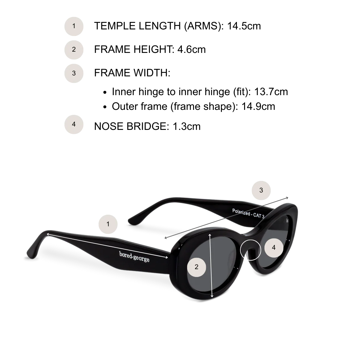 Bored George Sunglasses Kylie Espresso