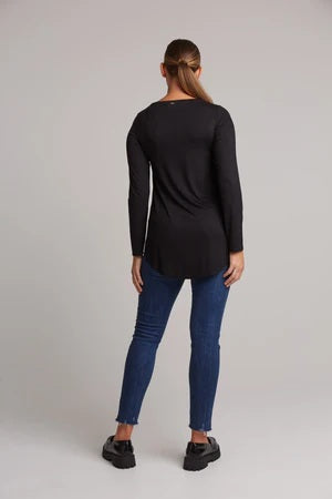 Eb & Ive Studio Jersey T-shirt Ebony