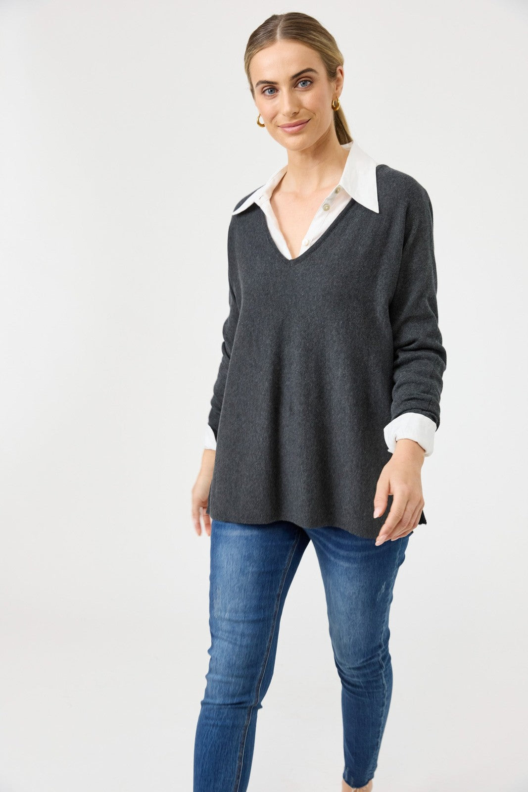 Eb & Ive Studio V Knit Char