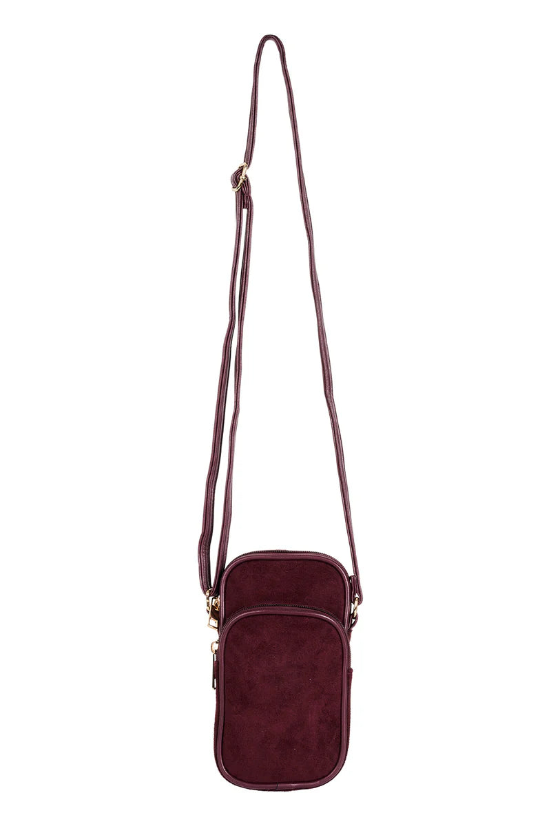 Eb & Ive Sable Phone Bag Mahogany