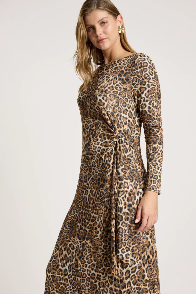 Eb & Ive Aria Tie Maxi Dress Nomad