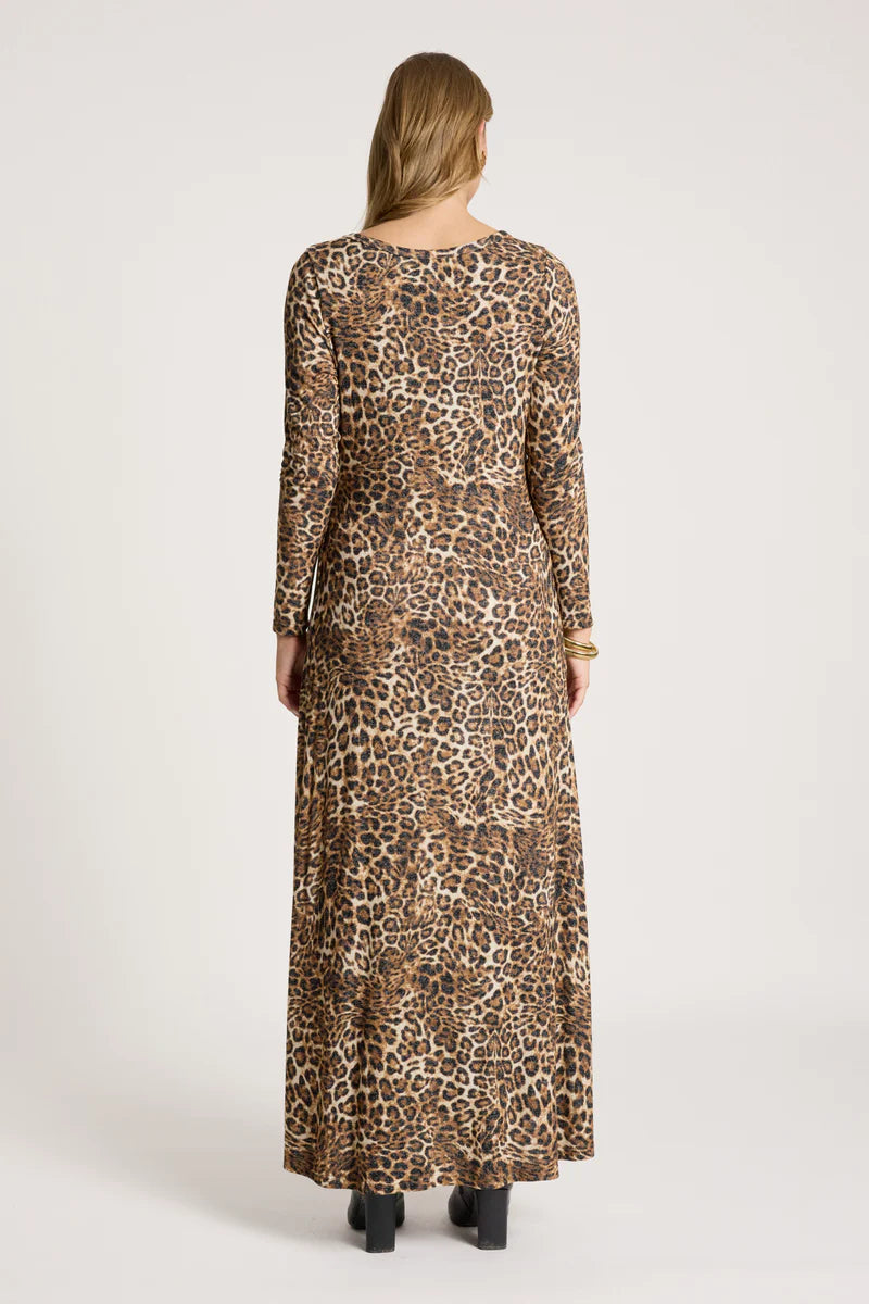 Eb & Ive Aria Tie Maxi Dress Nomad