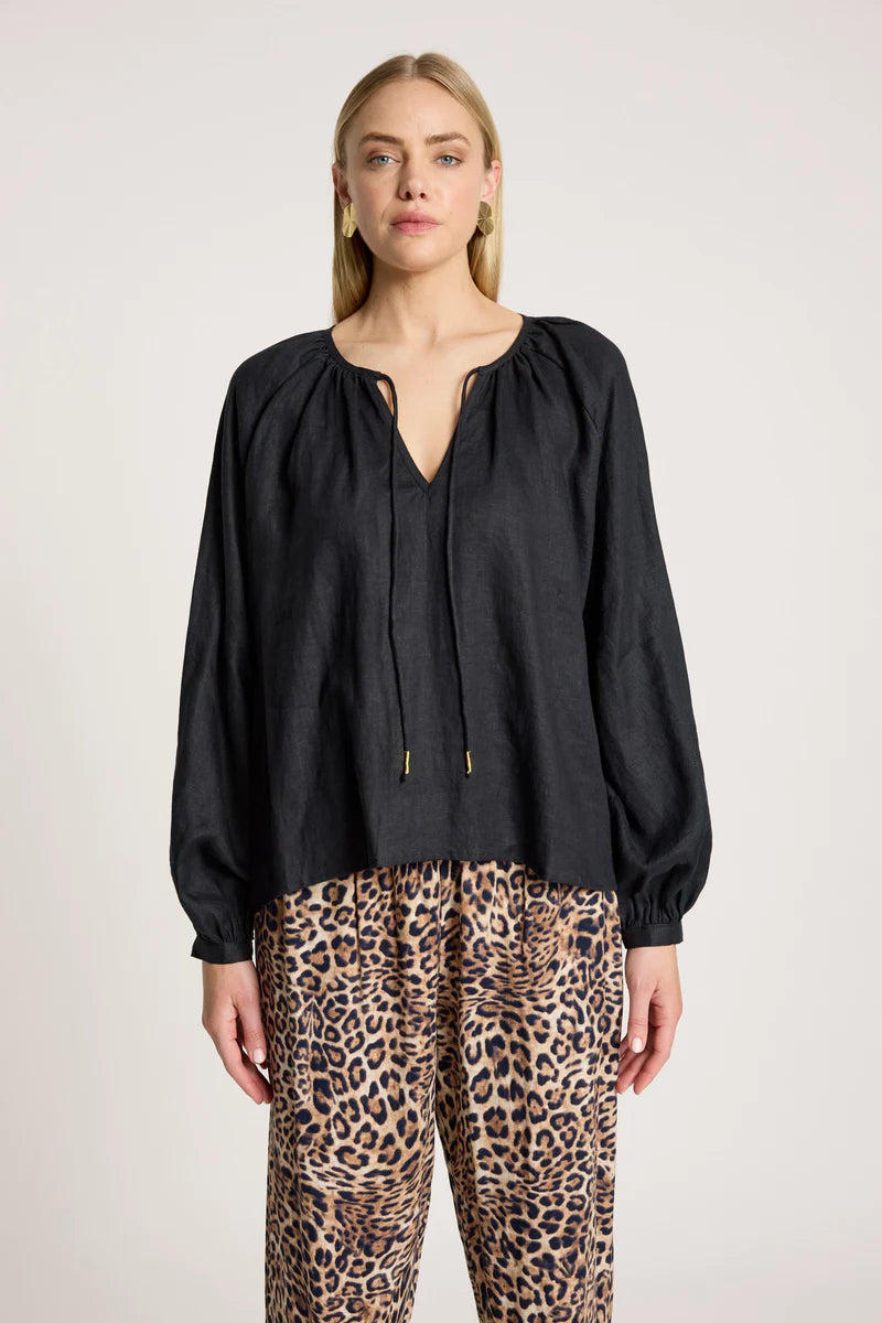 Eb & Ive Bajau Blouse Black